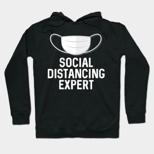 Funny Social Distancing Expert Antisocial Flu Virus Hoodie